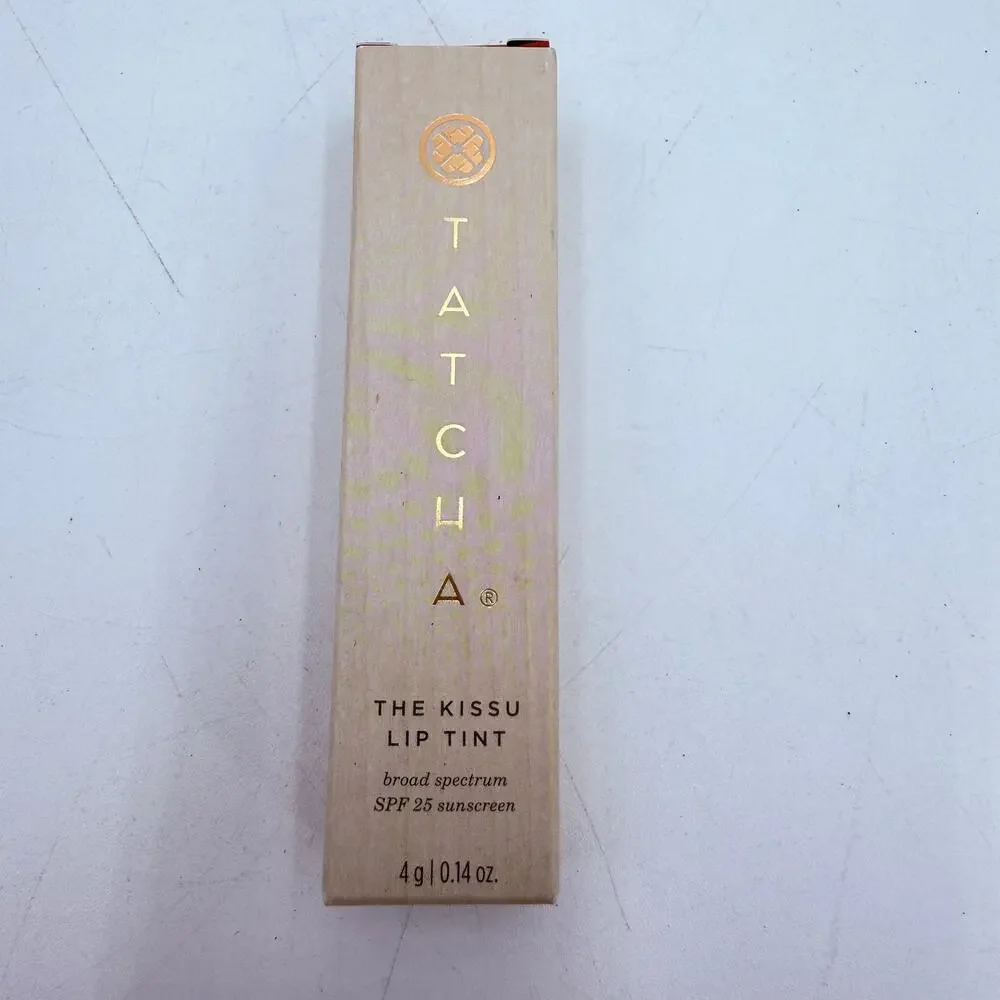 Tatcha The Kissu Lip Tint Plum Blossom SPF 25 New in Box